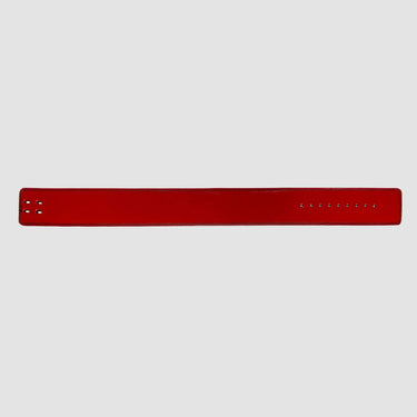 Custom Red Lever Weight Belt (Laser Engraving)